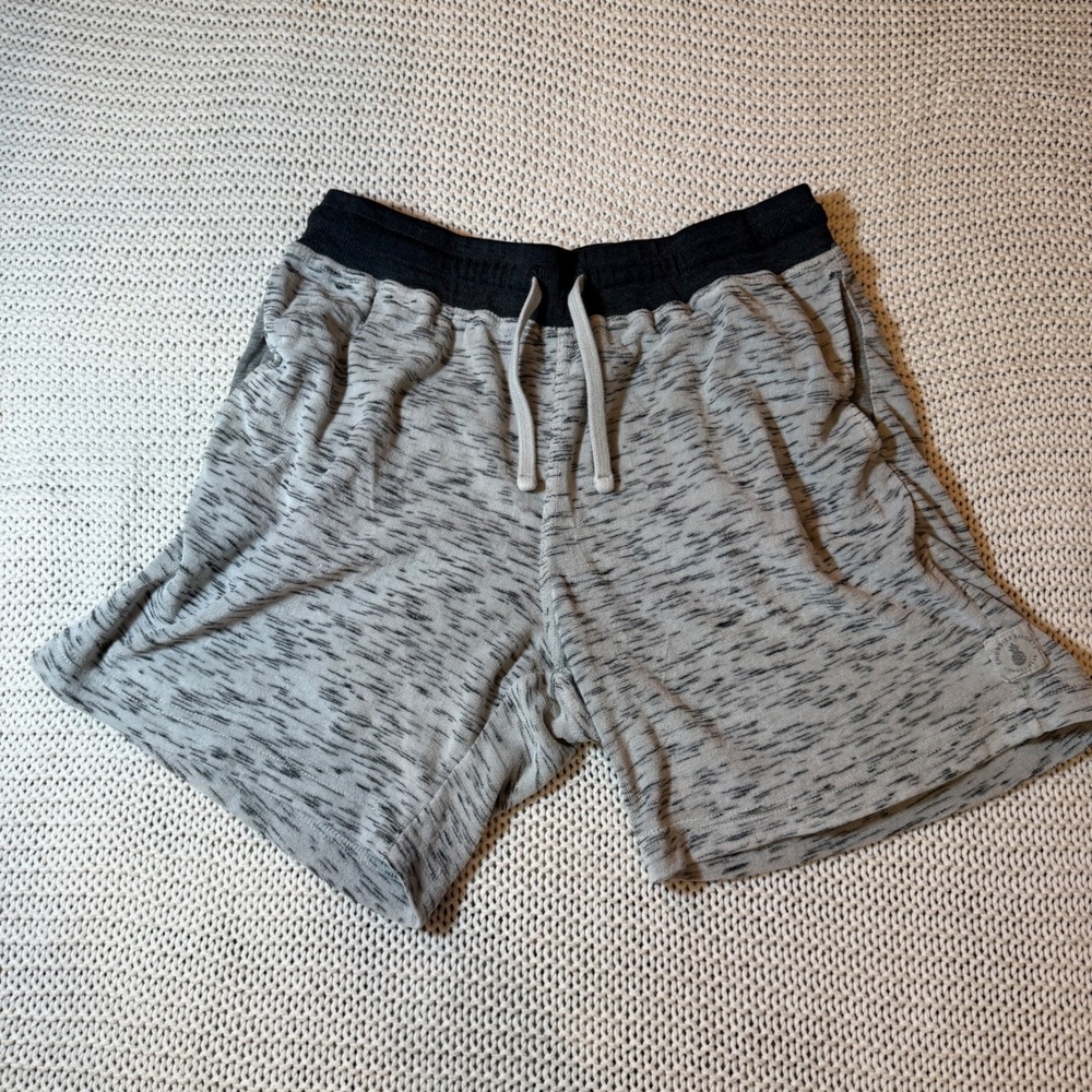Chubbies Lounge Wear Shorts Mens Small Grey Space Dye 7 Inch Inseam